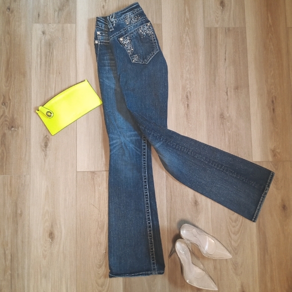 Miss Me Relaxed Boot Cut Jeans size 27 - Picture 1 of 7